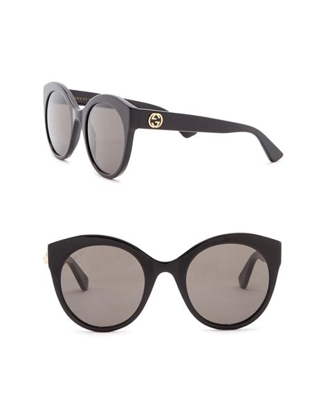 gucci 52mm round sunglasses